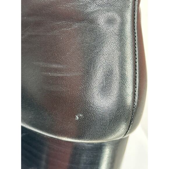 Lauren Ralph Lauren Welford II Booties Black Leather Classic Old Money 10B - Picture 7 of 10